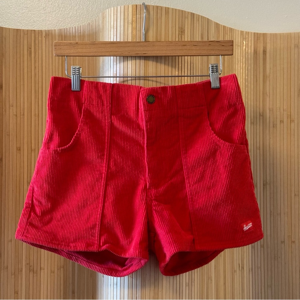 Hammies Red Corduroy Shorts